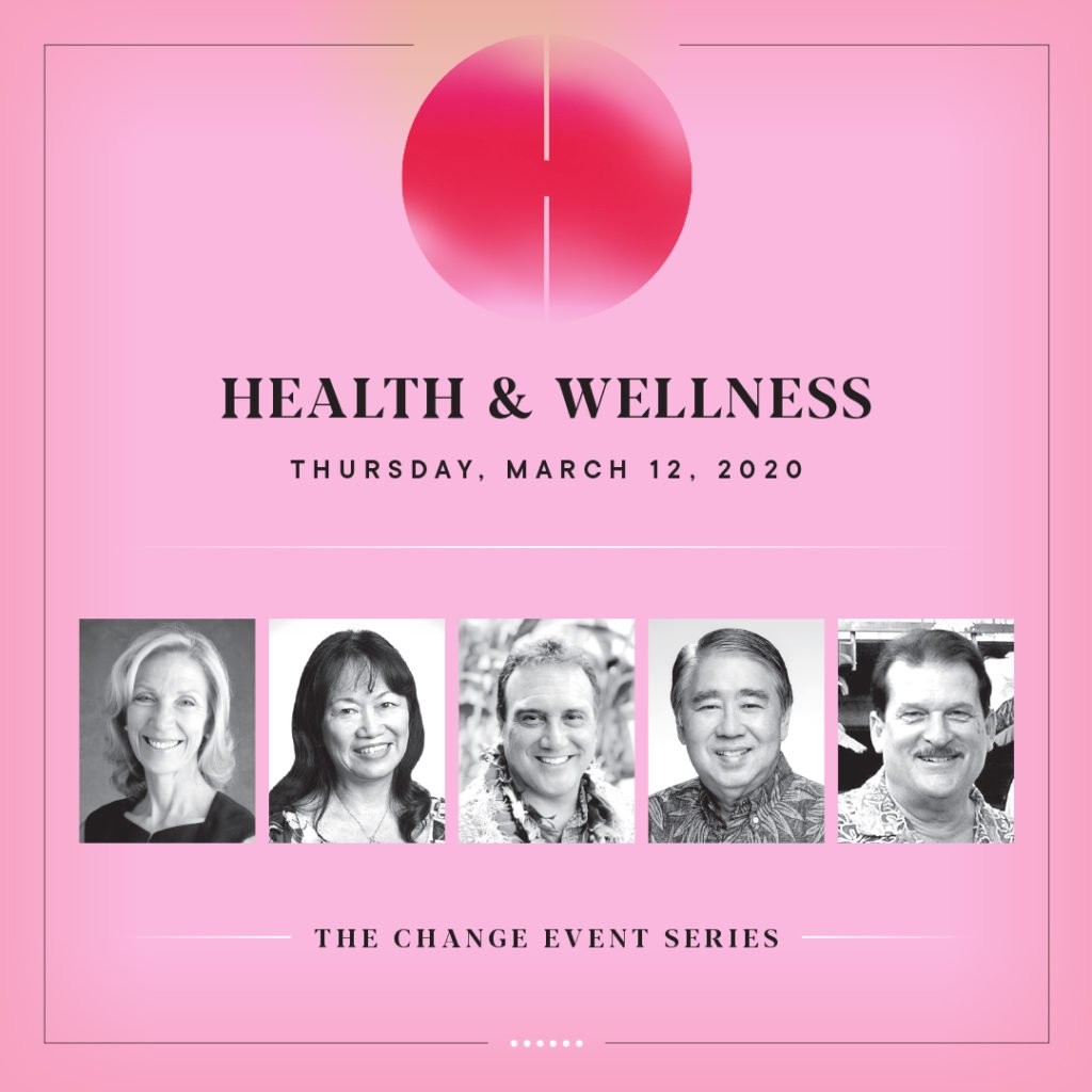 Register for the next CHANGE event on Health & Wellness